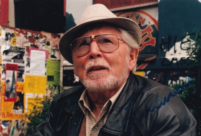 Autogramm Schauspieler | Fred DELMARE | 1990er Foto (Portrait Color) Bender
