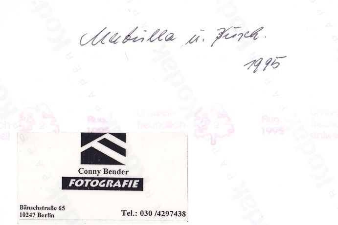 Autogramm Schauspieler | Fred DELMARE | 1990er Foto (Portrait Color) Bender