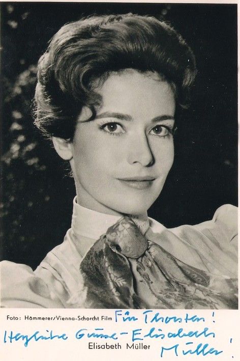 Autogramm Schauspieler | Elisabeth MÜLLER | 1950er Foto (Portrait SW) Hämmerer