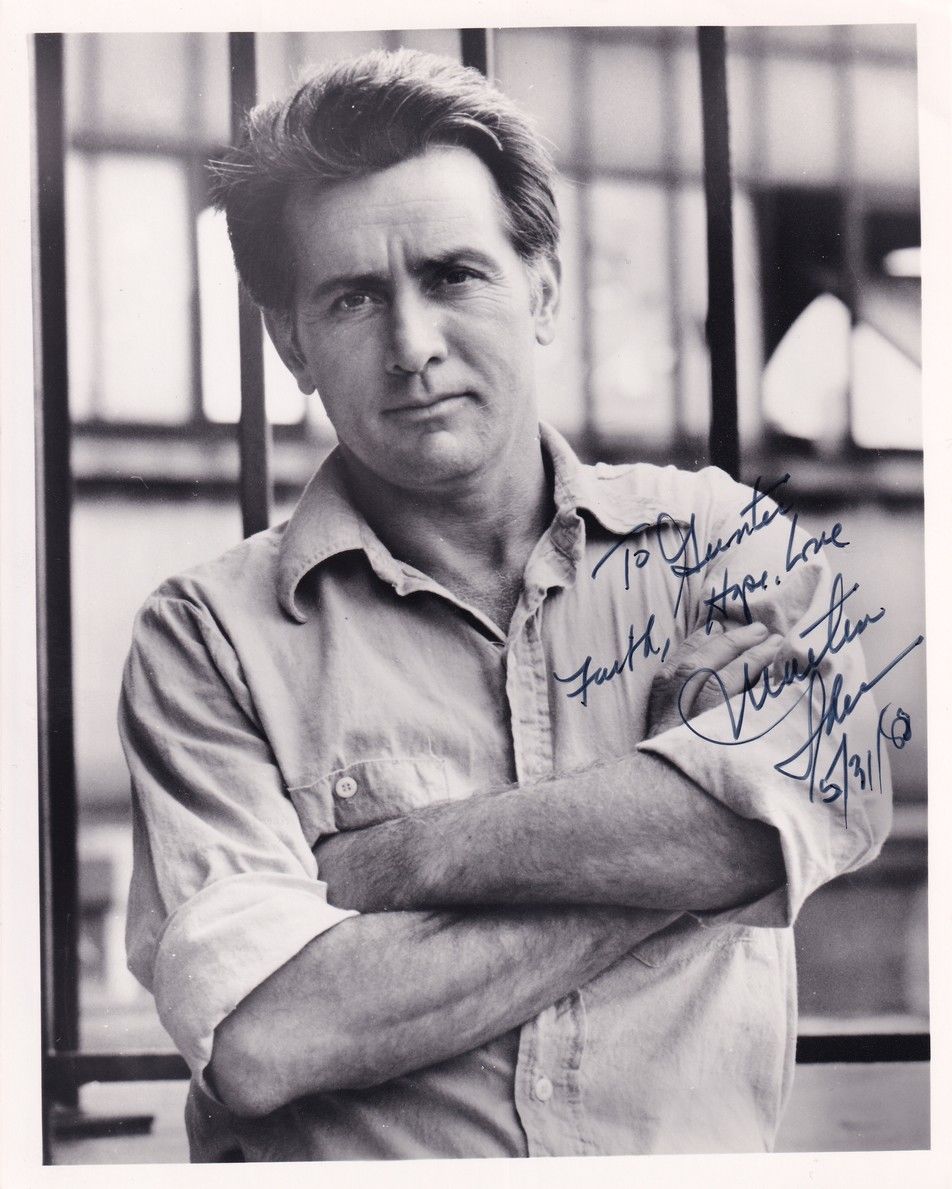 Autogramm Film (USA) | Martin SHEEN | 1989 Foto "Apocalypse Now" (Portrait SW XL)