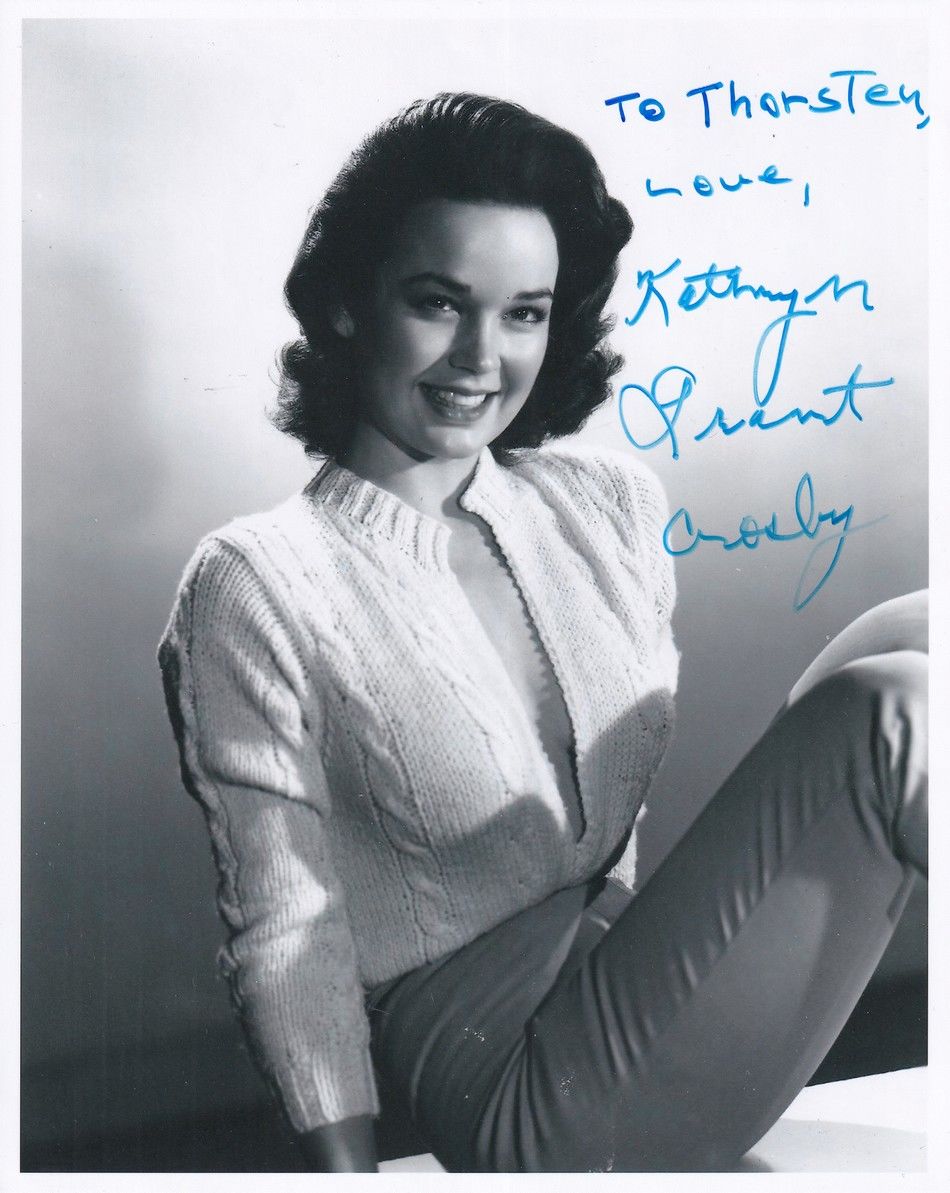 Autogramm Film (USA) | Kathryn GRANT | 1950er Foto (Portrait SW XL) SEXY