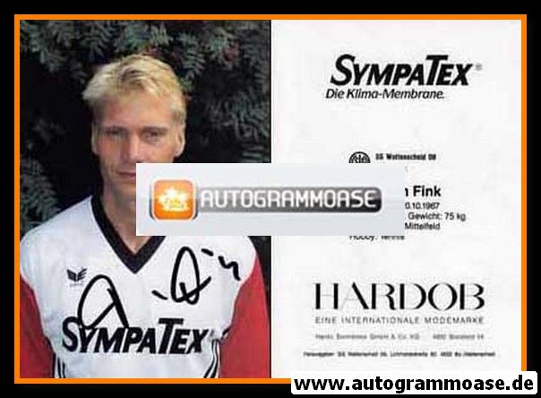 Autogramm Fussball | SG Wattenscheid 09 | 1991 | Thorsten FINK