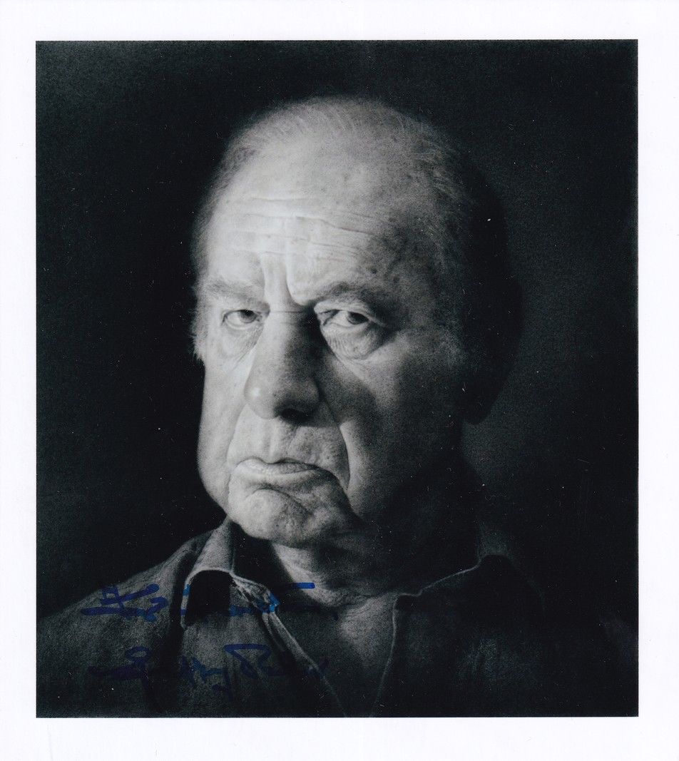 Autogramm Film (UK) | Geoffrey PALMER | 2010er Foto (Portrait SW XL)