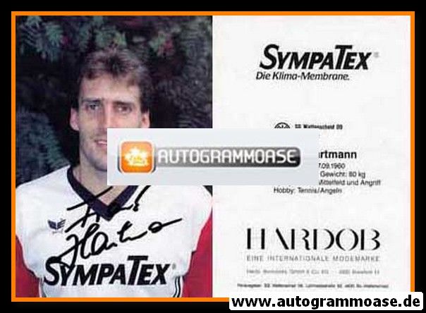 Autogramm Fussball | SG Wattenscheid 09 | 1991 | Frank HARTMANN