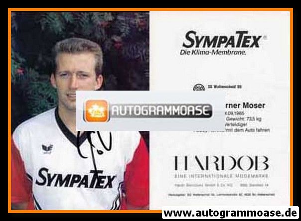 Autogramm Fussball | SG Wattenscheid 09 | 1991 | Hans-Werner MOSER