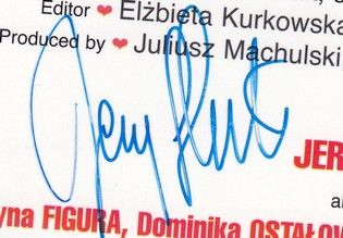 Autogramm Film (POL) | Jerzy STUHR | 1997 "Love Stories" (Filmszene Color XL)