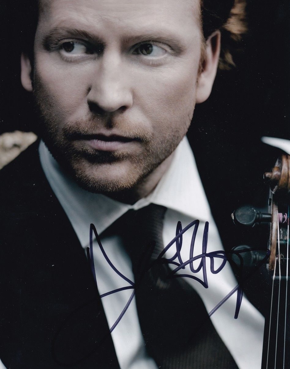 Autogramm Violine (IRL) | Daniel HOPE | 2010er Foto (Portrait Color XL)