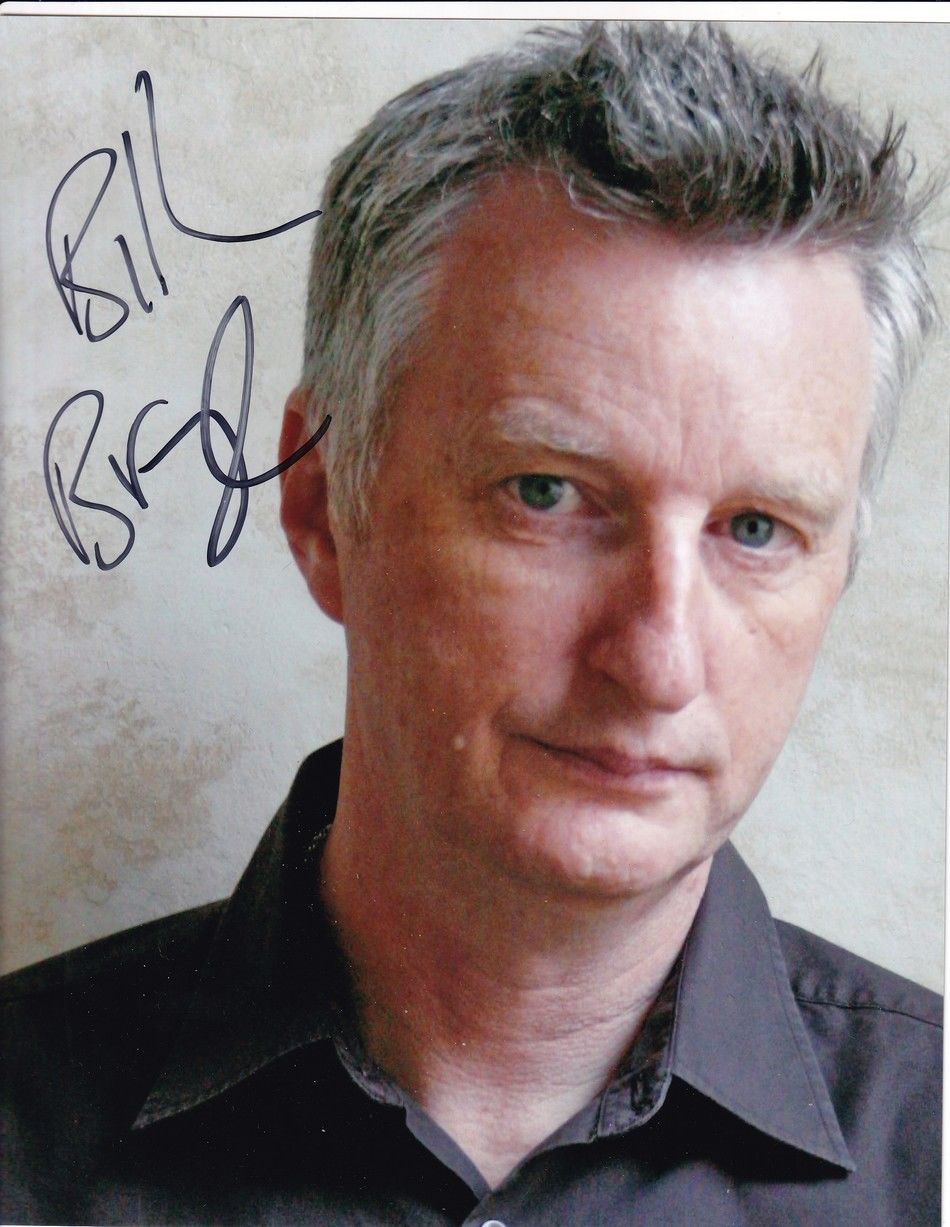 Autogramm Rock (UK) | Billy BRAGG | 2010er Foto (Portrait Color XL)