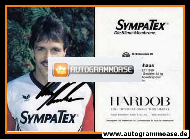 Autogramm Fussball | SG Wattenscheid 09 | 1991 | Uwe NEUHAUS