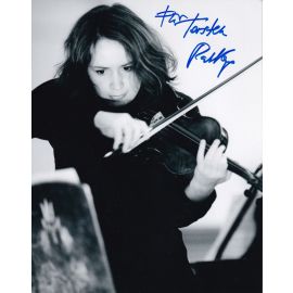 Autogramm Geige (RUS) | Patricia KOPATCHINSKAJA | 2010er Foto (Portrait SW XL)