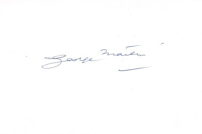 Autograph Pop (UK) | George MARTIN (Beatles)