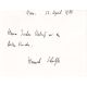 Autograph Schauspieler | Heinrich SCHNITZLER (Widmung)