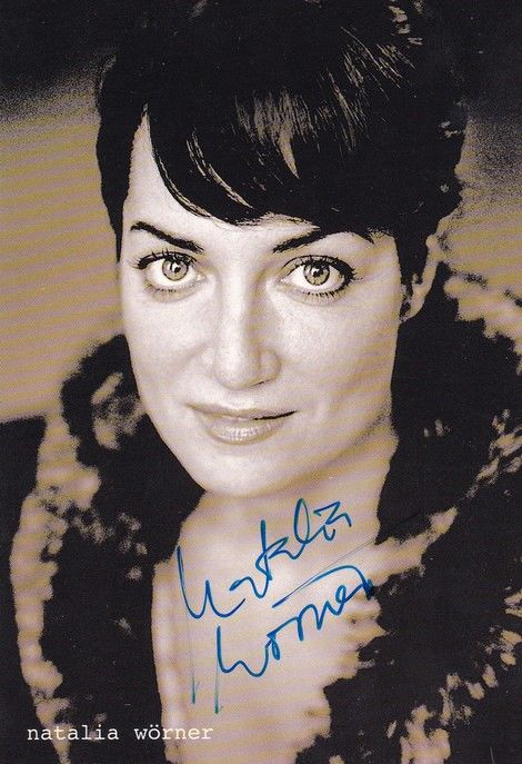Autogramm Schauspieler | Natalia WÖRNER | 2000er (Portrait SW Rüdel) Rakete