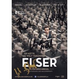 Autogramme Film | FRIEDEL + SCHÜTTLER + VON BÜLOW | 2014 "Elser"