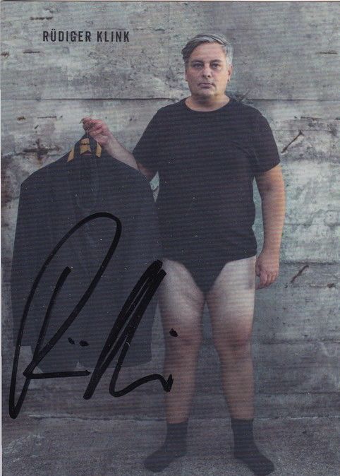 Autogramm Schauspieler | Rüdiger KLINK | 2010er (Portrait Color)