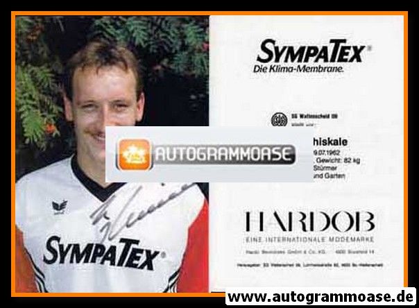 Autogramm Fussball | SG Wattenscheid 09 | 1991 | Uwe TSCHISKALE