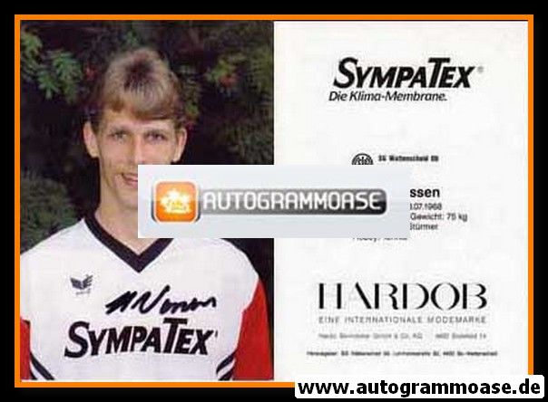 Autogramm Fussball | SG Wattenscheid 09 | 1991 | Heinz VOSSEN