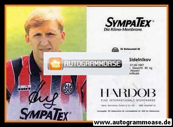 Autogramm Fussball | SG Wattenscheid 09 | 1992-1 | Andrei SIDELNIKOV