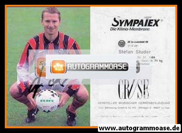 Autogramm Fussball | SG Wattenscheid 09 | 1992-2 | Stefan STUDER