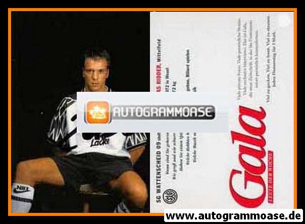 Autogramm Fussball | SG Wattenscheid 09 | 1994 | Thomas RIDDER