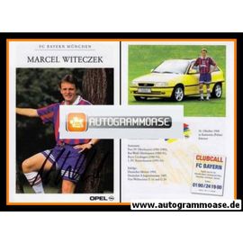 Autogramm Fussball | FC Bayern M&uuml;nchen | 1995 | Marcel WITECZEK