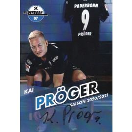 Autogramm Fussball | SC Paderborn 07 | 2020 | Kai PRÖGER