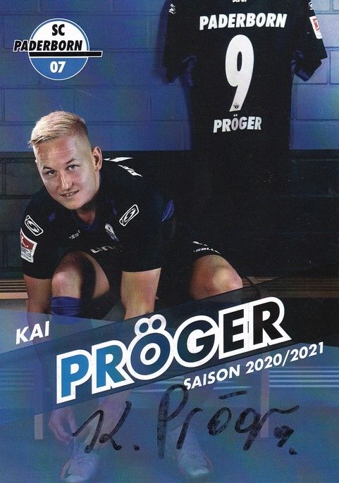 Autogramm Fussball | SC Paderborn 07 | 2020 | Kai PRÖGER