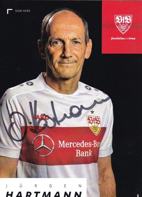 Autogramm Fussball | VfB Stuttgart | 2020 TM | Jürgen HARTMANN