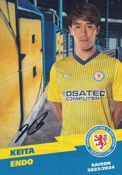 Autogramm Fussball | Eintracht Braunschweig | 2023 | Keita ENDO