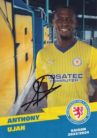 Autogramm Fussball | Eintracht Braunschweig | 2023 | Anthony UJAH