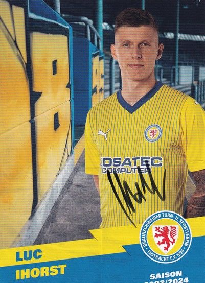 Autogramm Fussball | Eintracht Braunschweig | 2023 | Luc IHORST