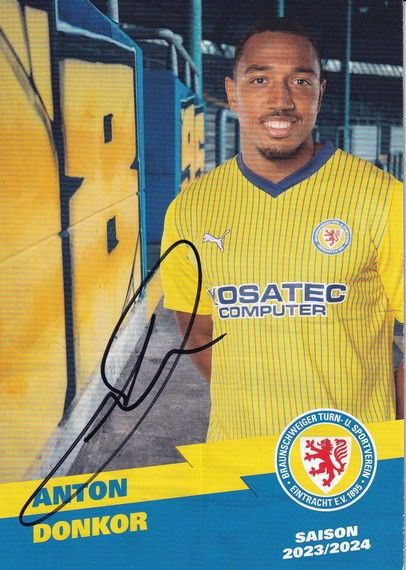 Autogramm Fussball | Eintracht Braunschweig | 2023 | Anton DONKOR