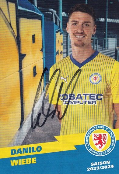 Autogramm Fussball | Eintracht Braunschweig | 2023 | Danilo WIEBE