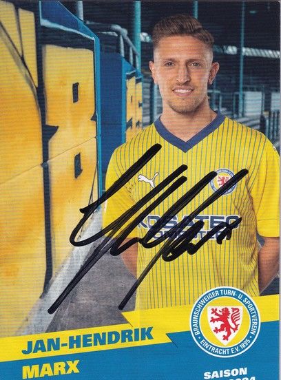 Autogramm Fussball | Eintracht Braunschweig | 2023 | Jan-Hendrik MARX