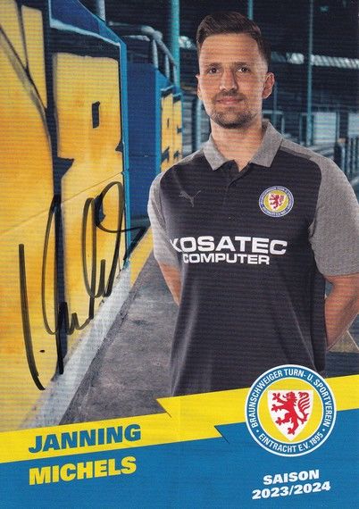 Autogramm Fussball | Eintracht Braunschweig | 2023 | Janning MICHELS