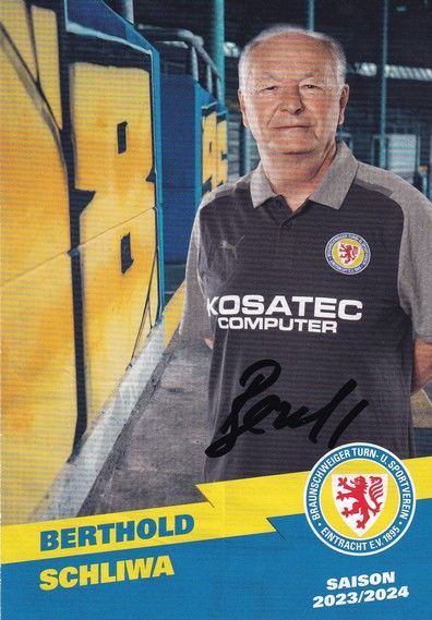 Autogramm Fussball | Eintracht Braunschweig | 2023 | Berthold SCHLIWA
