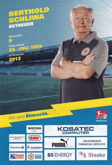 Autogramm Fussball | Eintracht Braunschweig | 2023 | Berthold SCHLIWA