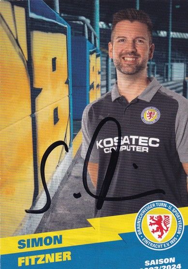Autogramm Fussball | Eintracht Braunschweig | 2023 | Simon FITZNER