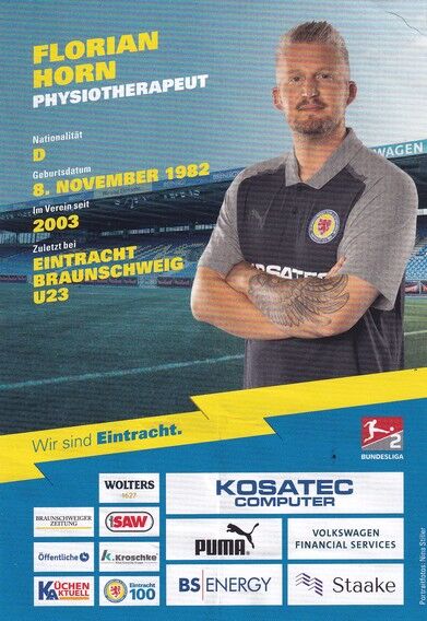 Autogramm Fussball | Eintracht Braunschweig | 2023 | Florian HORN