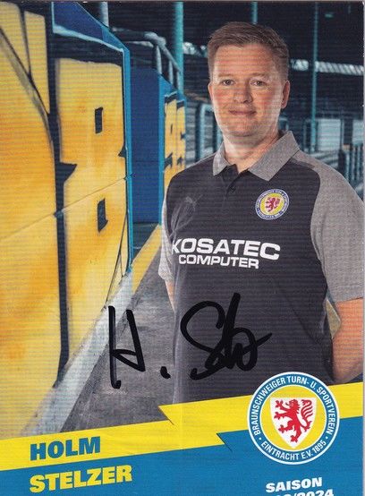 Autogramm Fussball | Eintracht Braunschweig | 2023 | Holm STELZER