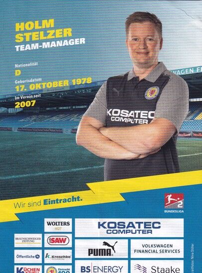 Autogramm Fussball | Eintracht Braunschweig | 2023 | Holm STELZER