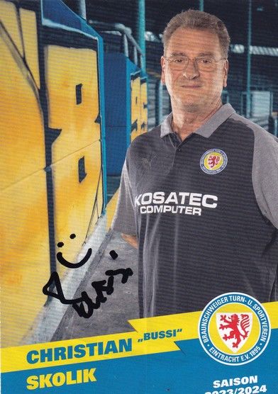 Autogramm Fussball | Eintracht Braunschweig | 2023 | Christian SKOLIK