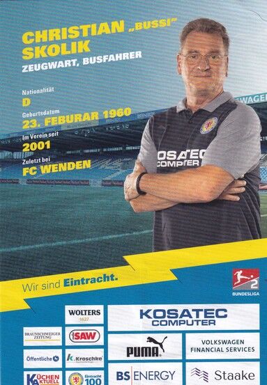 Autogramm Fussball | Eintracht Braunschweig | 2023 | Christian SKOLIK