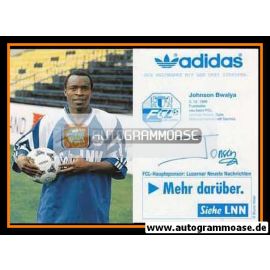 Autogramm Fussball | FC Luzern | 1994 | Johnson BWALYA