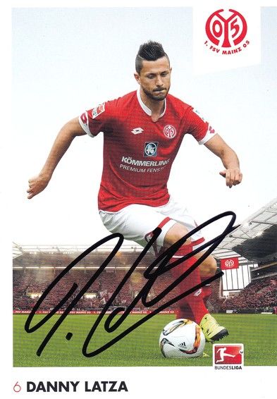 Autogramm Fussball | FSV Mainz 05 | 2015 | Danny LATZA