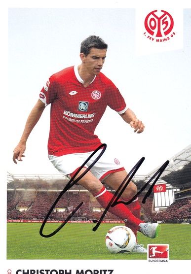 Autogramm Fussball | FSV Mainz 05 | 2015 | Christoph MORITZ