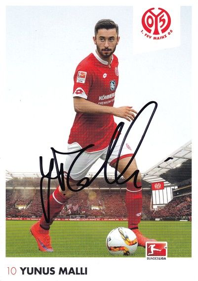 Autogramm Fussball | FSV Mainz 05 | 2015 | Yunus MALLI