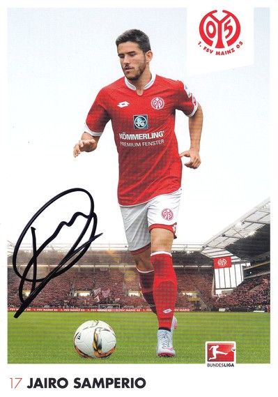 Autogramm Fussball | FSV Mainz 05 | 2015 | Jairo SAMPERIO