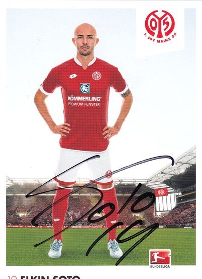Autogramm Fussball | FSV Mainz 05 | 2015 | Elkin SOTO