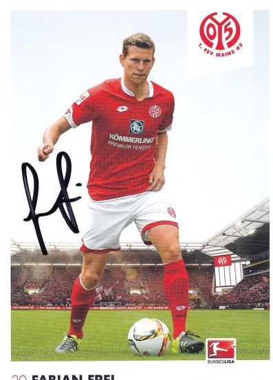 Autogramm Fussball | FSV Mainz 05 | 2015 | Fabian FREI